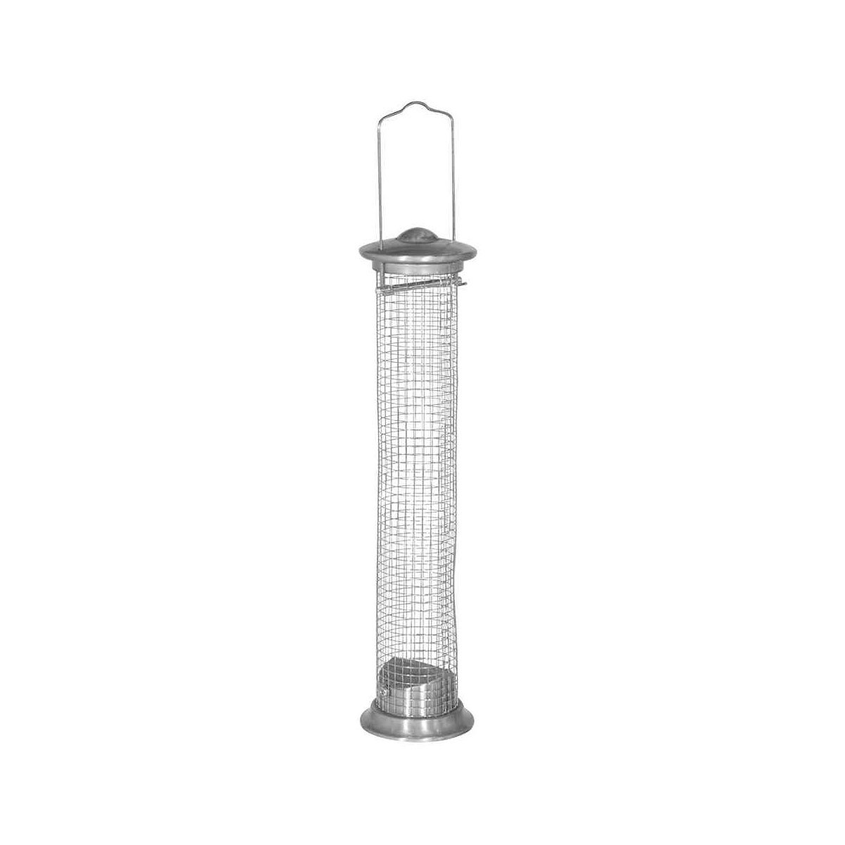 Siena Garden Vogelfuttersäule Aluminium Line für Nüsse 39 cm