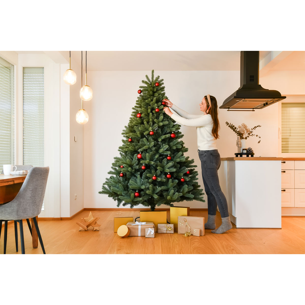 Evergreen Künstlicher Weihnachtsbaum Vermont Fichte 150x210cm Grün Bild 3