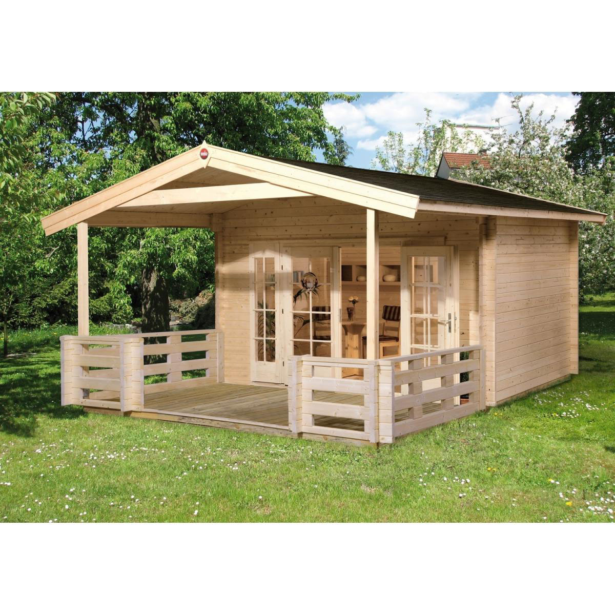 Weka Weekendhaus 137 B Größe 1/2 460 x 510 x 262 cm