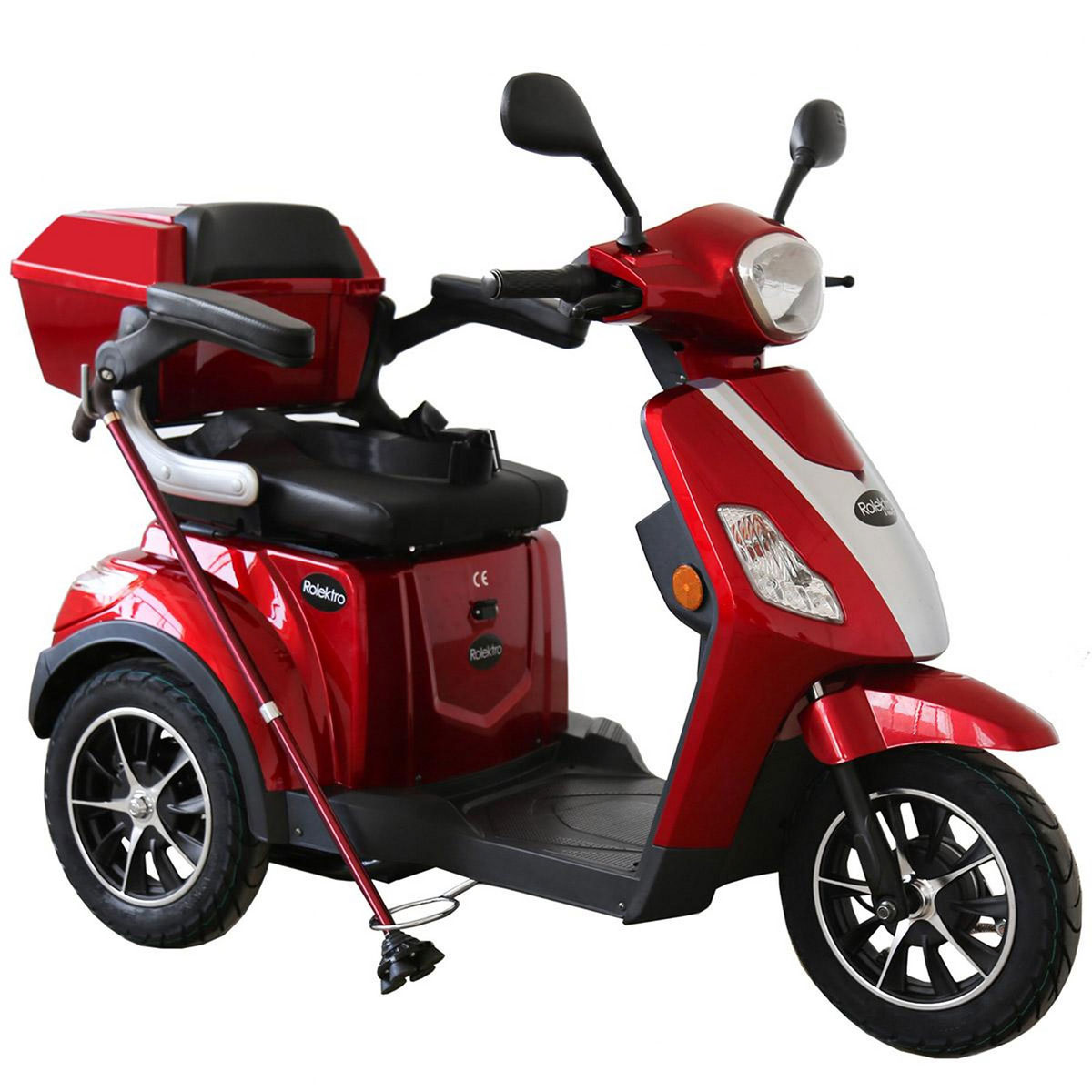 Rolektro E-Dreiradroller „25 V.2“, rot