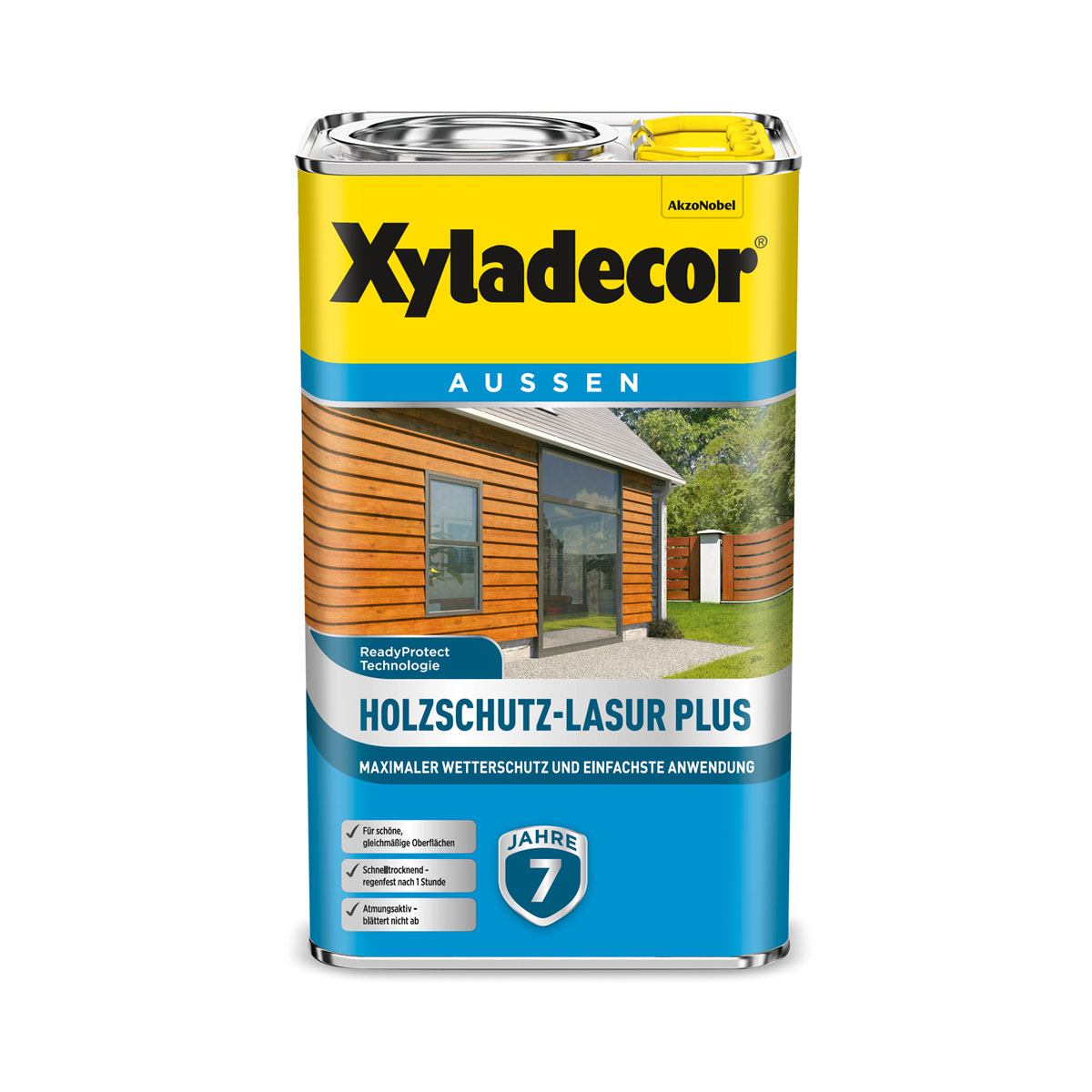 Xyladecor Holzschutz-Lasur Plus Palisander 2,5 L