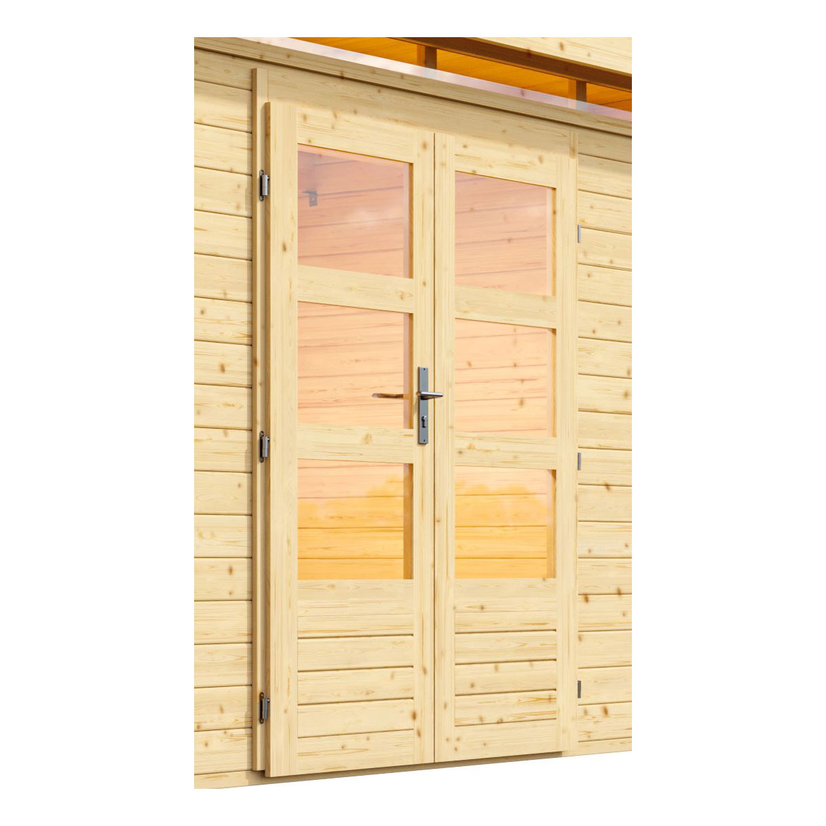 Karibu  Blockbohlenhaus Kastorf 6 naturbelassen Bild 5