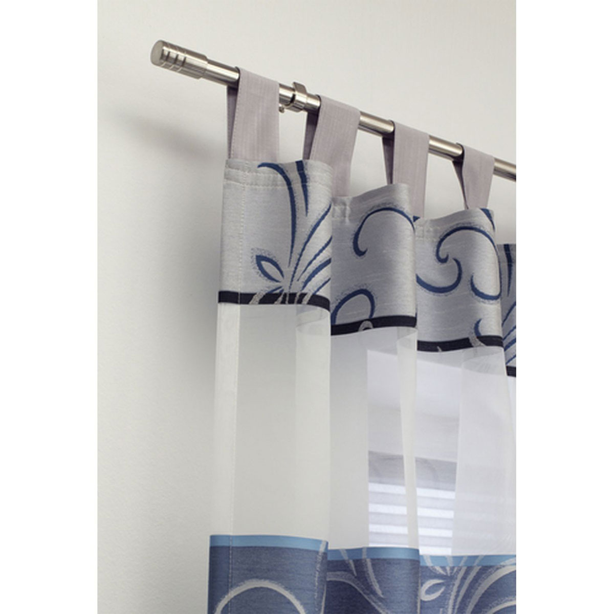 Gardinia Gardinenstange Zylinder Durchmesser 16/19 mm 190-340 cm Edelstahl-optik Bild 3