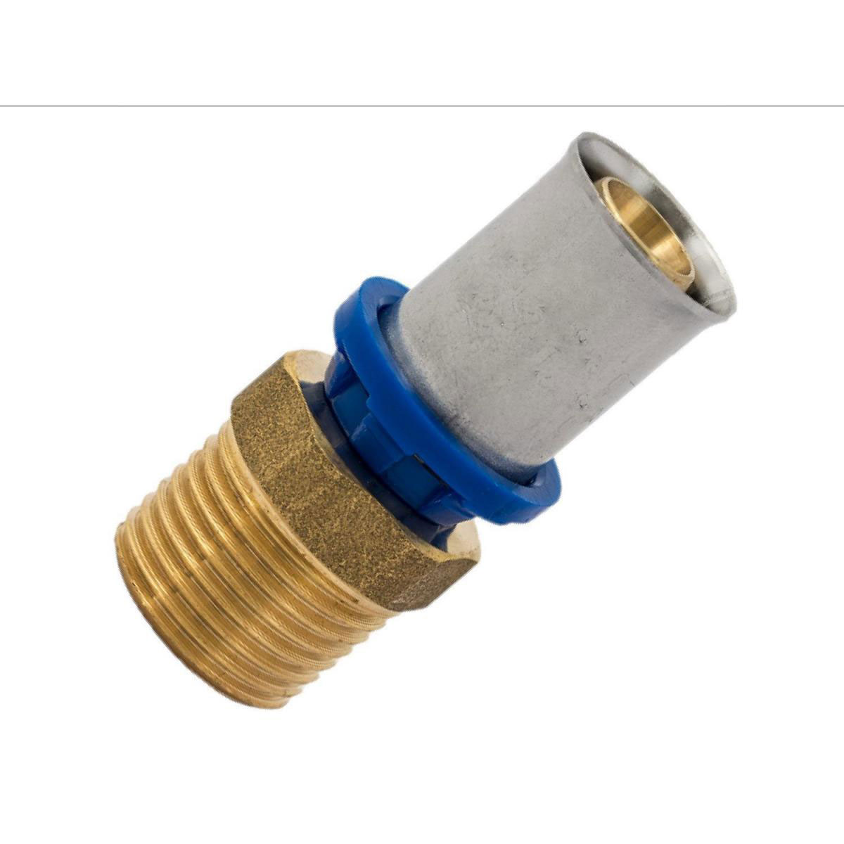 Kirchhoff Montageschiene Pressfitting für Mehrschicht-Verbundrohr 20 mmx1/2AG Bild 1