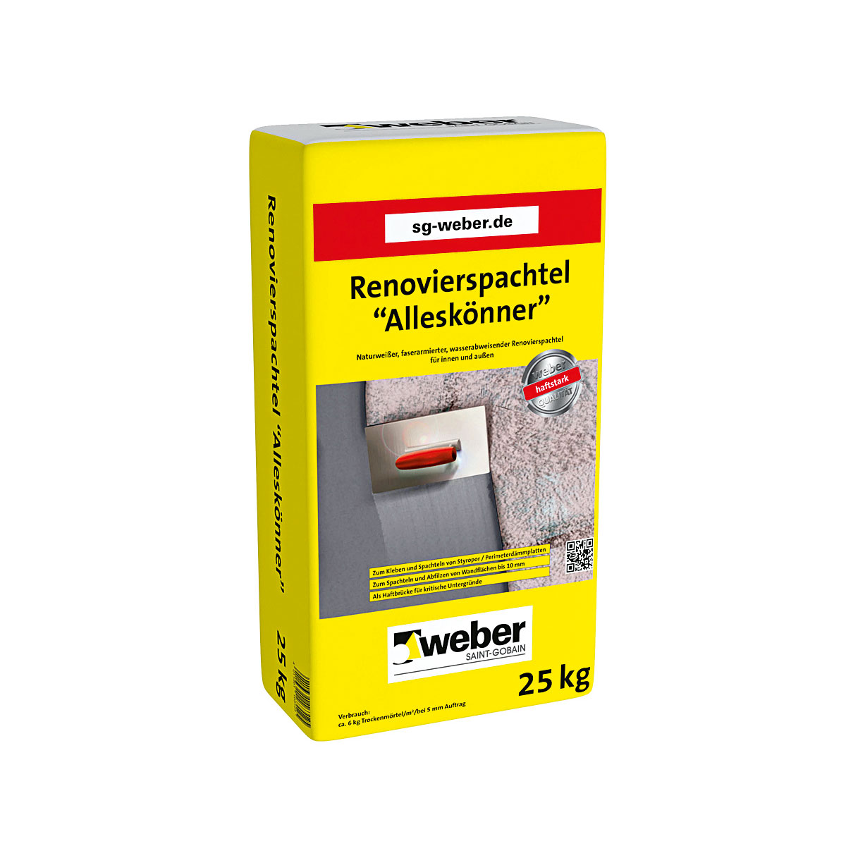 Renovierungsspachtel Alleskönner 25 kg Bild 2