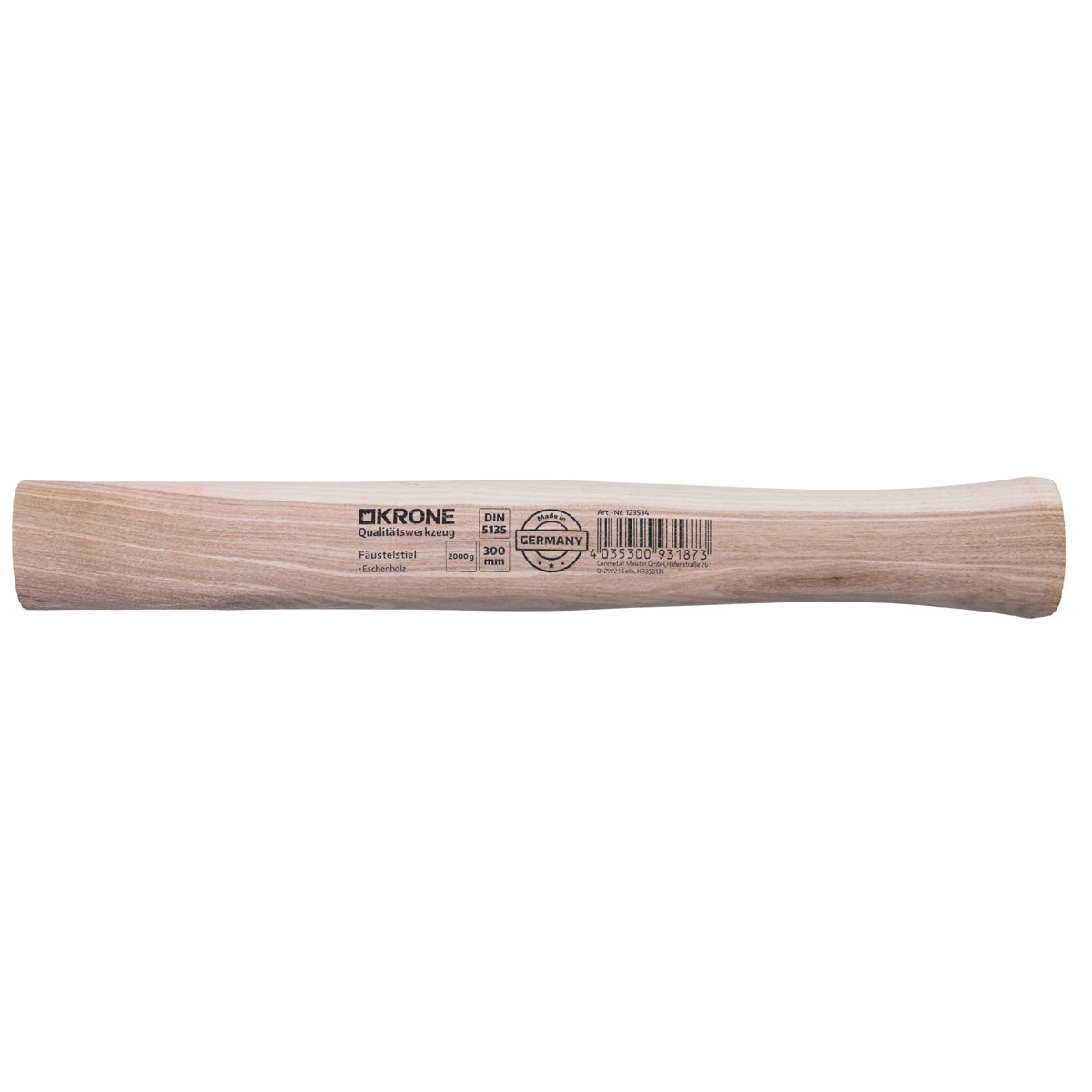 Krone  Fäustelstiel 300 mm 2000g Esche