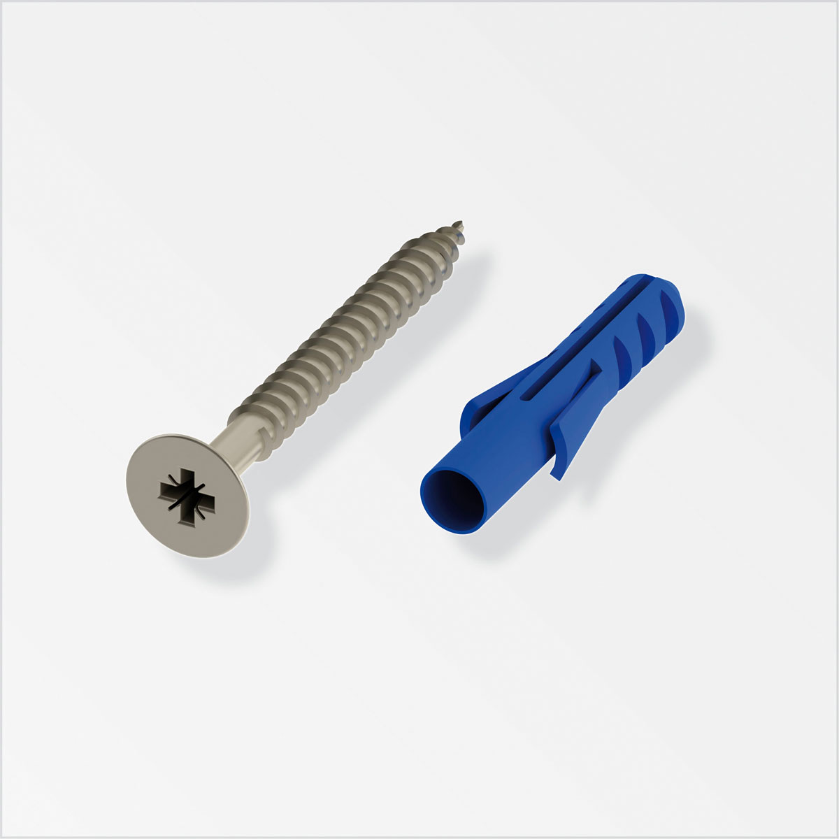 Alfer Schraube mitDübel 3 x 30 mm titan 10 Stück