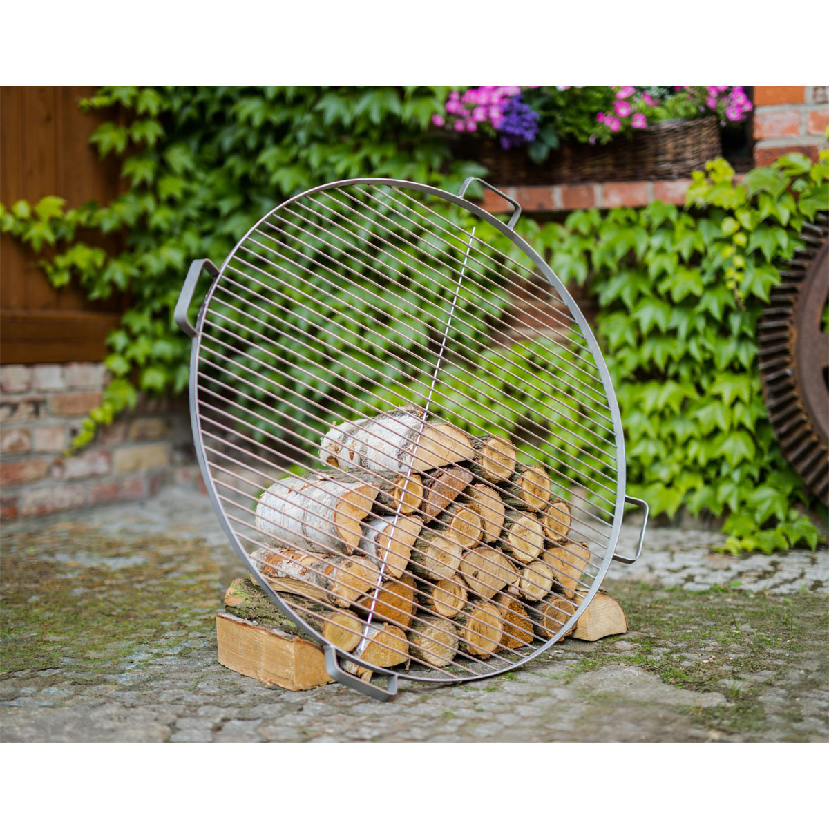 CookKing Grillrost 60 inkl. 4 Griffen 60cm Silber Bild 2