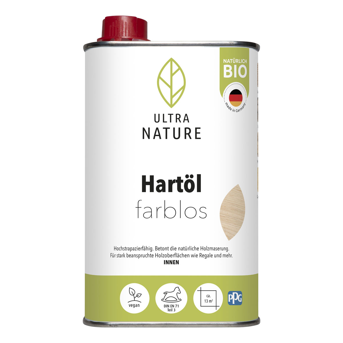 Ultra Nature Hartöl Farblos 0.5 L