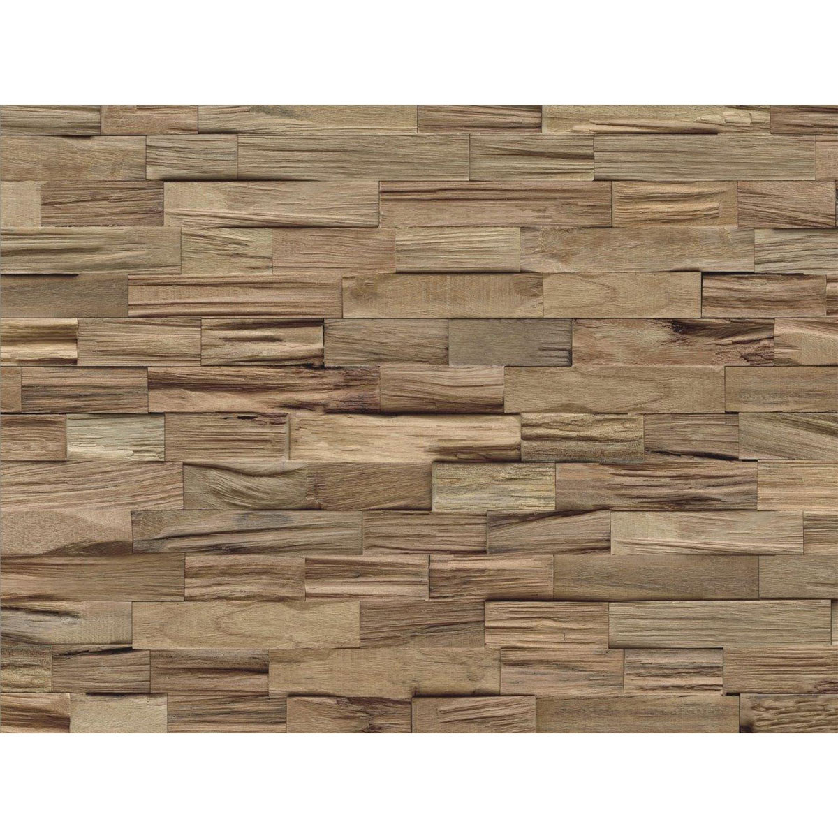 Indo Wandverkleidung Bangkirai Natur 5er-Set