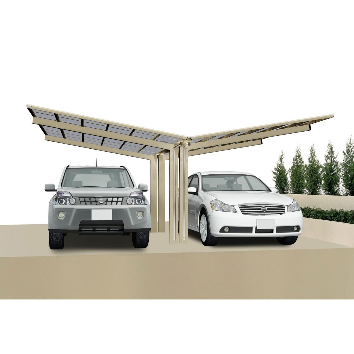 Ximax Carport Alu Linea 110 Y Edelstahl-Look | 905230