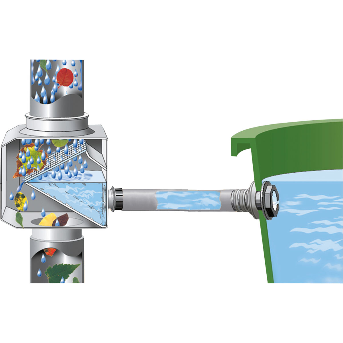 Garantia  Regendieb DN 70-100 grau Bild 3