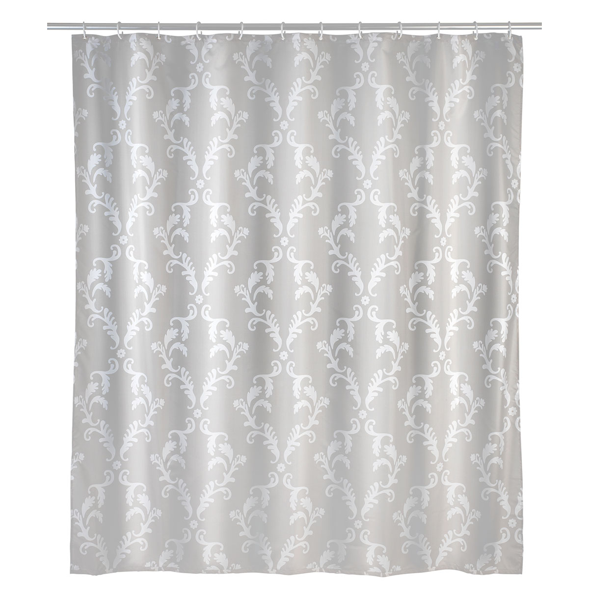 Wenko Anti-Schimmel Duschvorhang Baroque Textil Polyester 180 x 200 cm waschbar