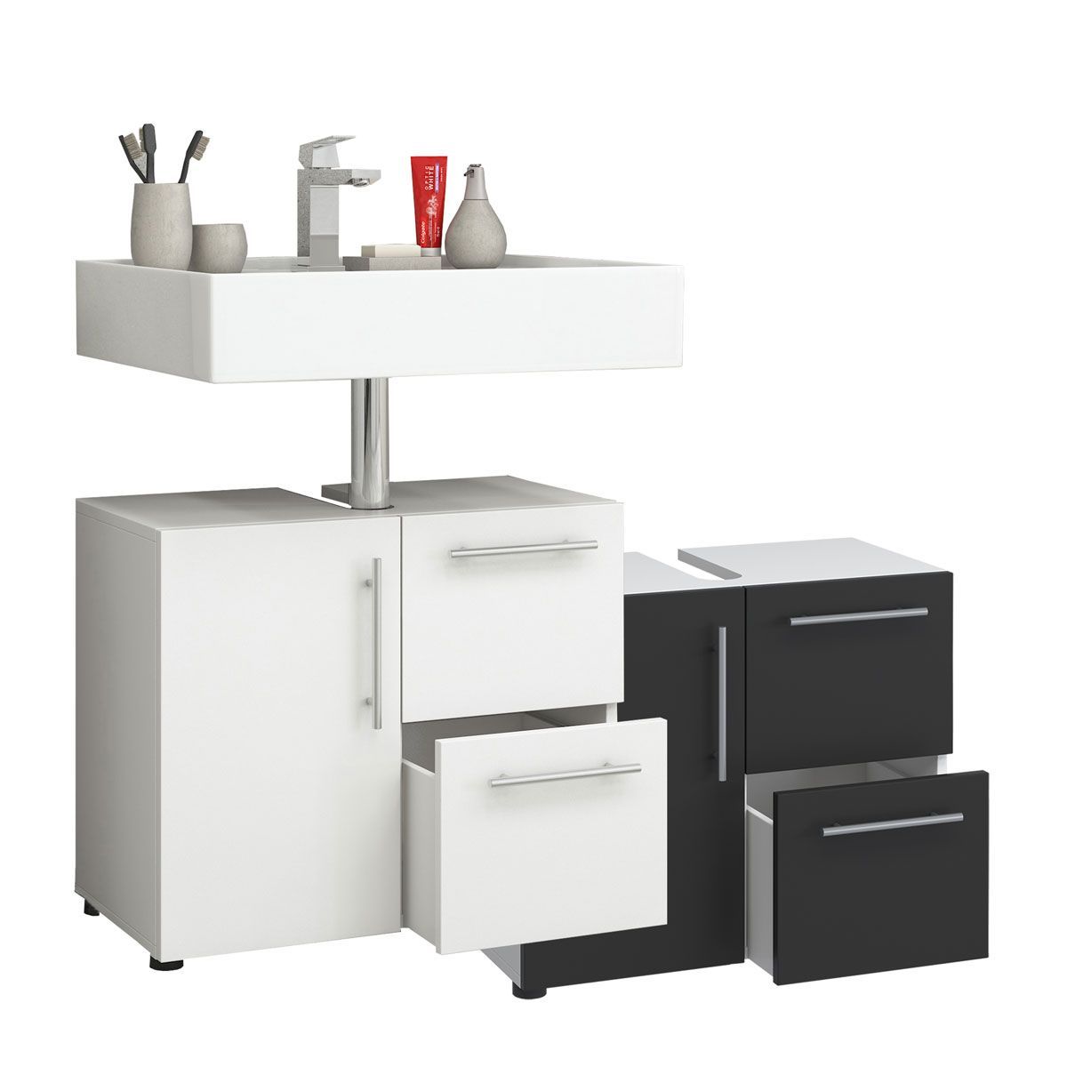 Badunterschrank Flandu weiß Bild 3