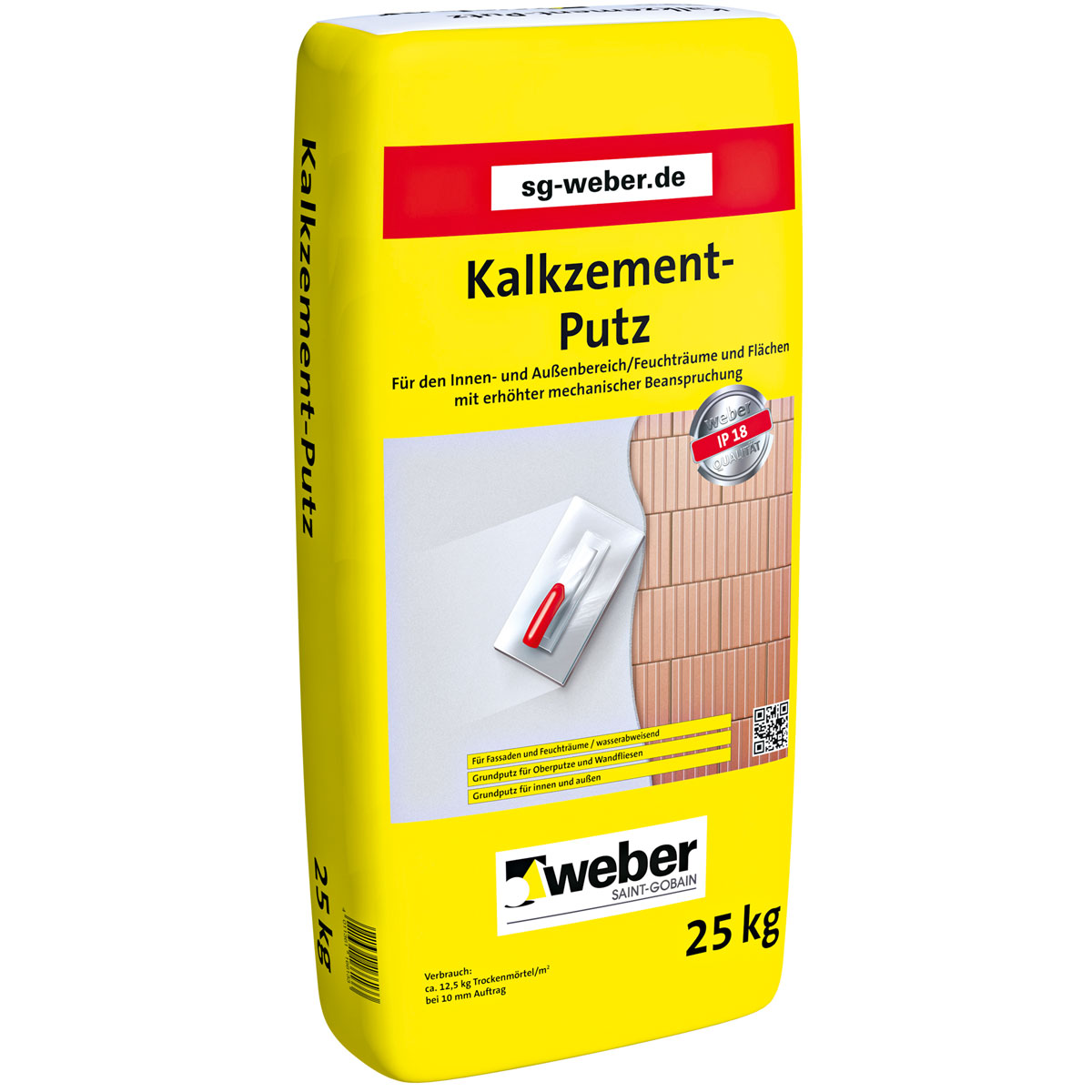 Kalkzement-Putz IP18 25 kg