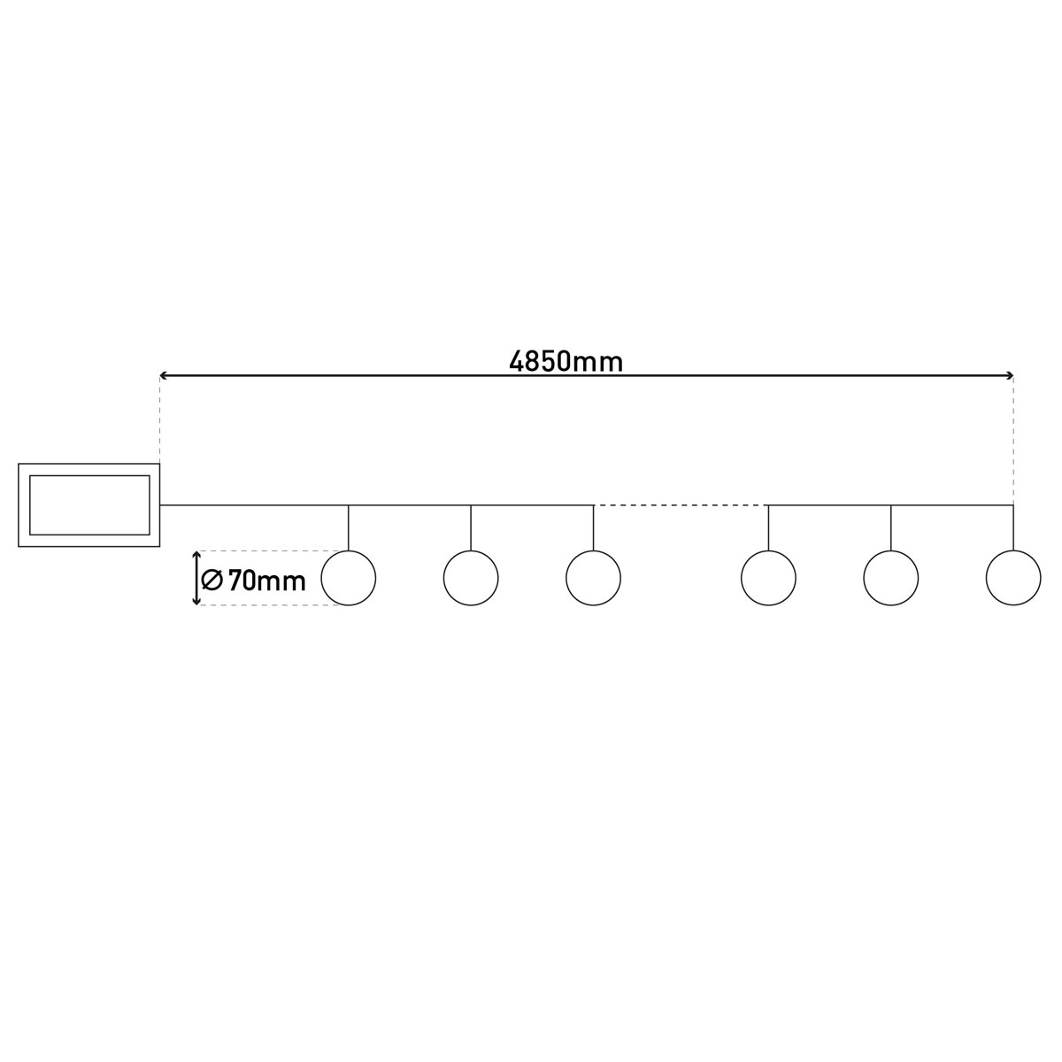 näve  LED-Solarlicherkette Fogo mit Flammeneffekt Bild 7