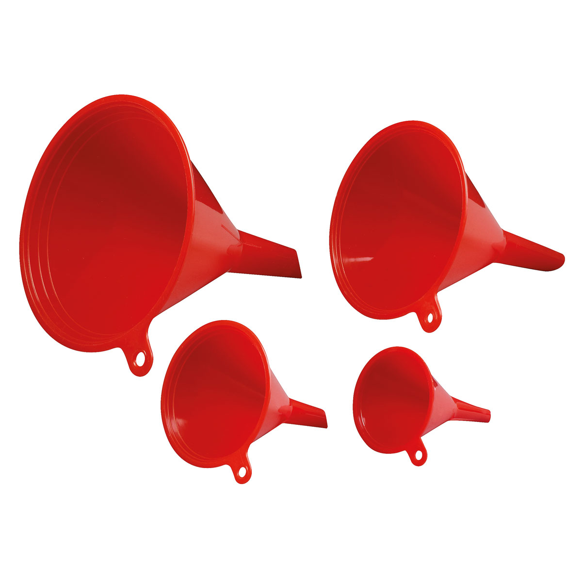 Basic Trichter-Set rot 4-teilig Basic Trichter-Set rot 4-teilig