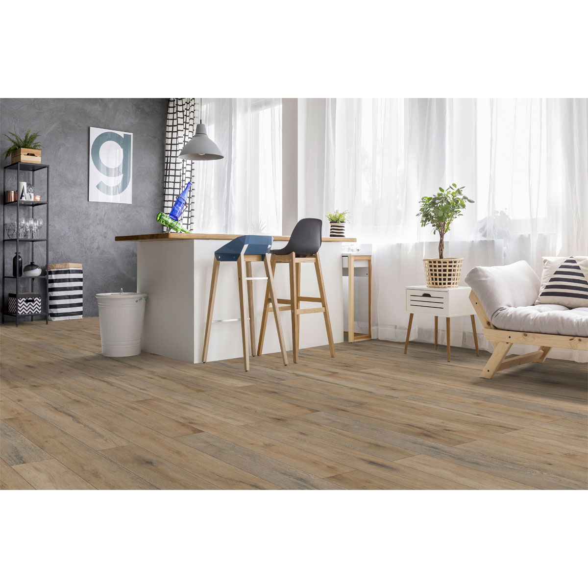 Classen Vinylboden Green Vinyl Risseiche dunkel Bild 6