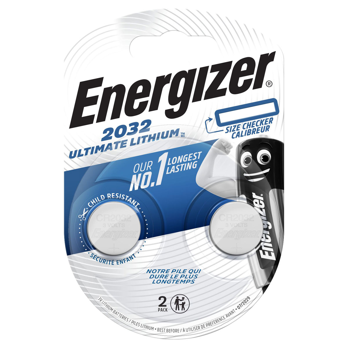 Energizer Knopfzelle Ultimate CR2032 2 Stück