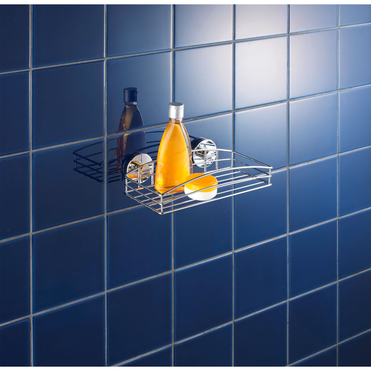 Wenko  Vacuum-Loc Wandablage 2er Set Befestigen ohne bohren Bild 4