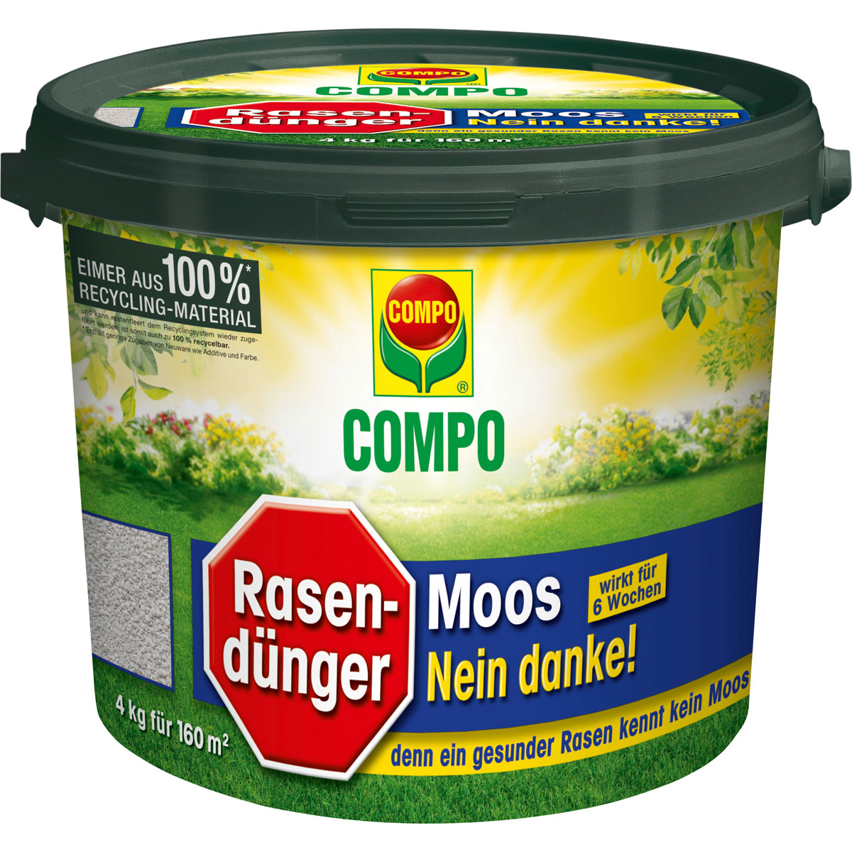 Compo Rasendünger Moos - Nein danke! für 160 m² 4 L