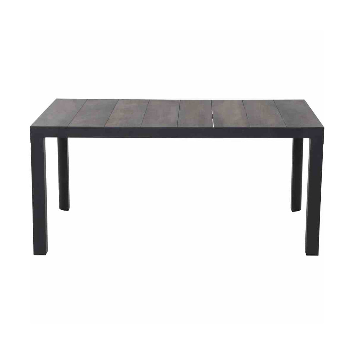 Resol Gartentisch 140x90 Cm – Anthrazit, Rechteckig, Aus Polypropylen, Mit UV-Schutz
