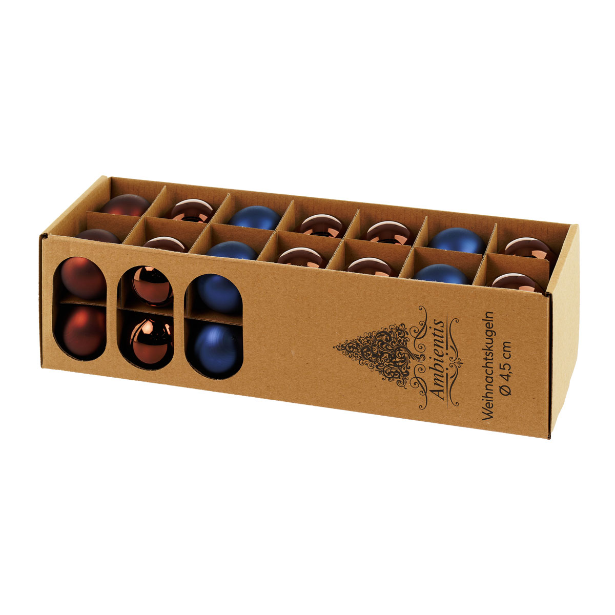 Ambientis Glaskugeln 4,5 cm braun Mix Bild 2