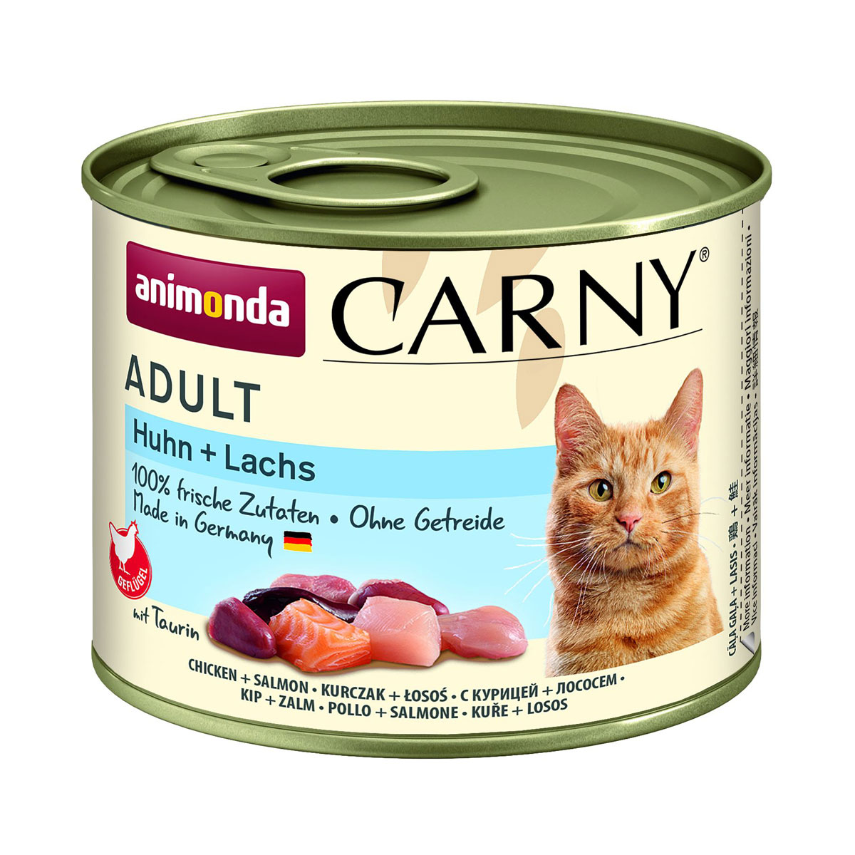 Carny  Cat Adult Huhn Lachs 200g Dose