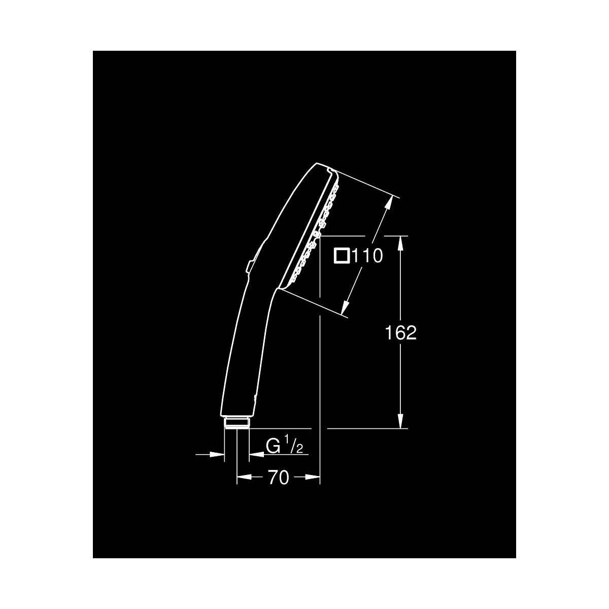 Grohe Handbrause Vitalio Comfort 110 2 Strahlarten Bild 5