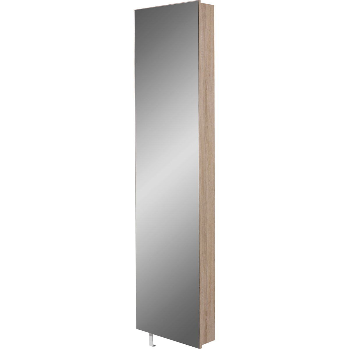 Drehschrank Ordnung mit Spiegelfront 50 x 195 x 18 cm Sonoma-Eiche-Nachbildung