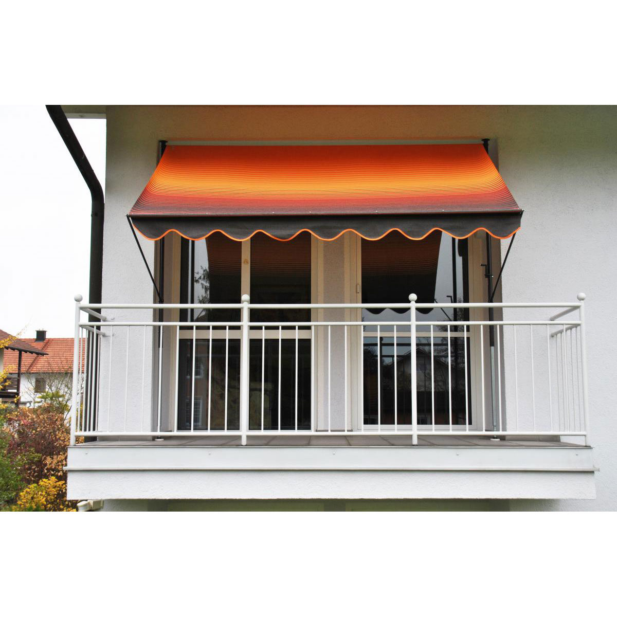 Angerer Freizeitmöbel GmbH Klemmmarkise orange/braun, 200 cm