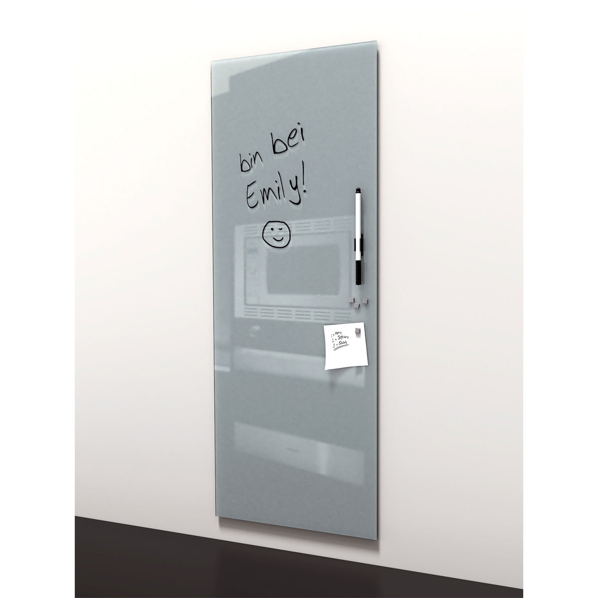 Memo-Art grau 30 x 80 cm Memoboard Bild 2