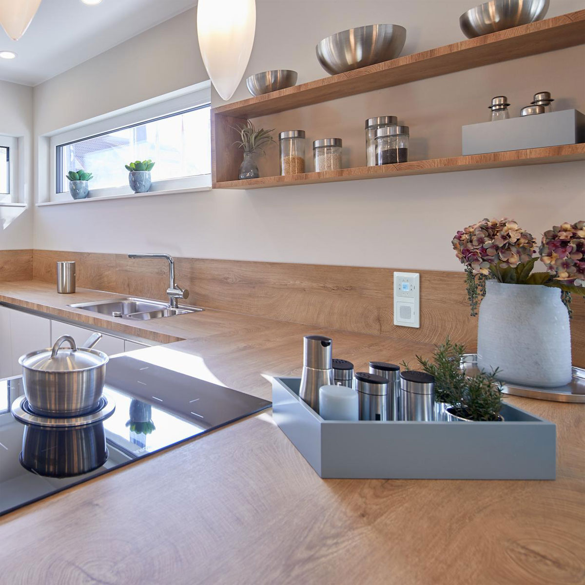 Unitec Unterputz-Radio mit Touchfunktion und Bluetooth weiß Bild 5