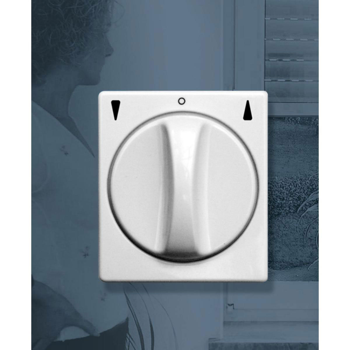 Schellenberg Tast-Rast-Drehschalter Aufputz weiß Bild 3