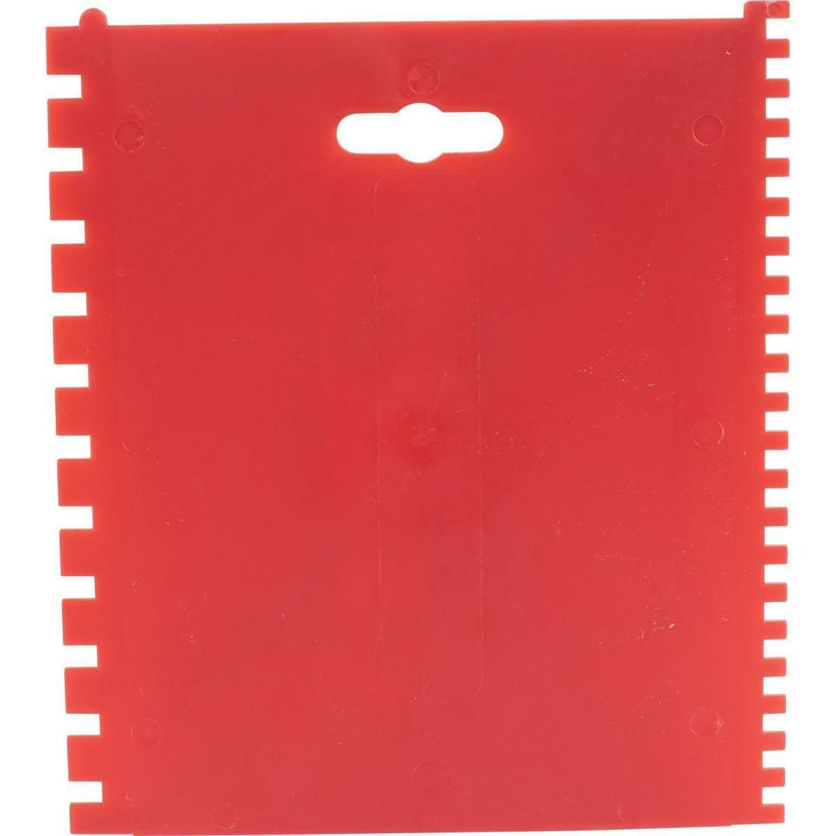 Krone Zahnspachtel 17 x 14,5 cm rot