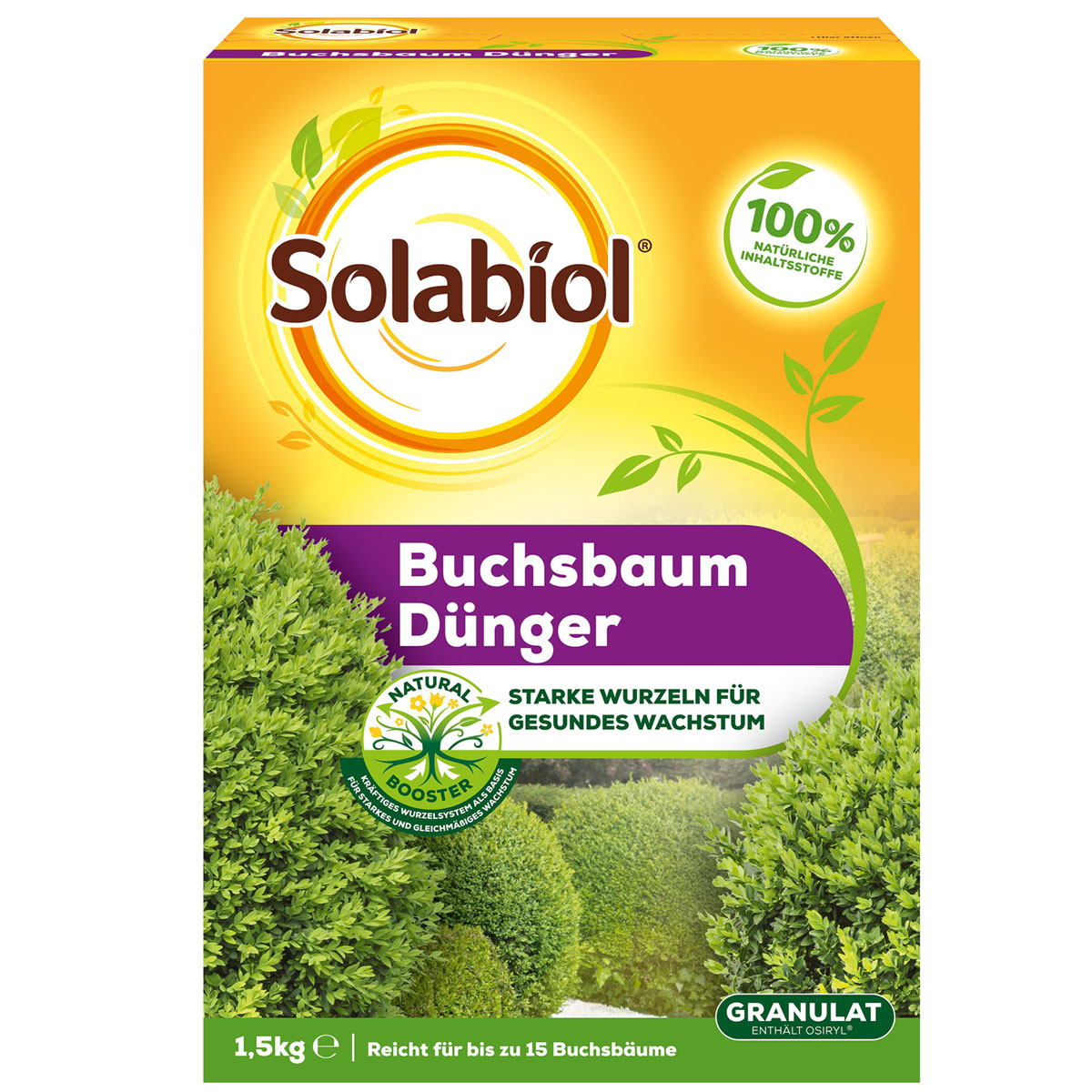 SOLABIOL Buchsbaum-Dünger 1,5 kg Bild 1
