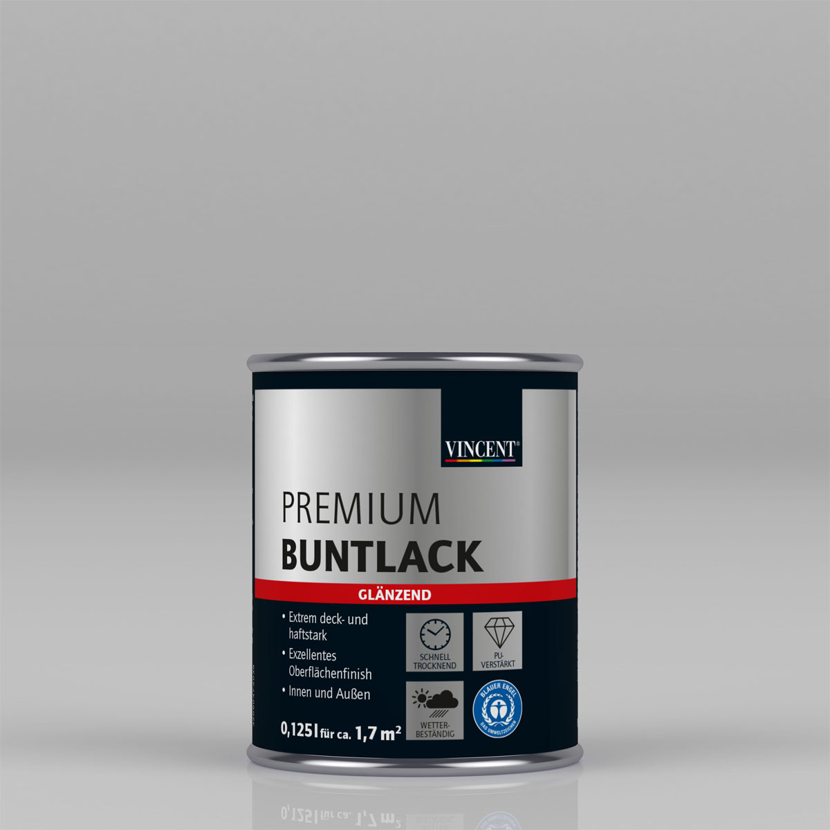 Vincent Premium Buntlack Antikrosa glänzend 125 ml