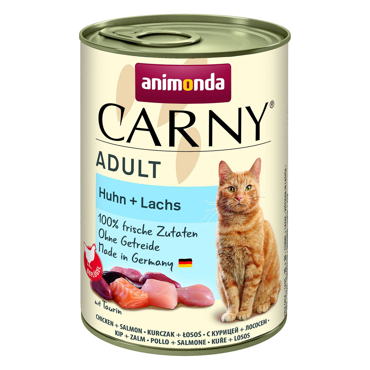 Carny  Nassfutter Adult Huhn und Lachs 400 g
