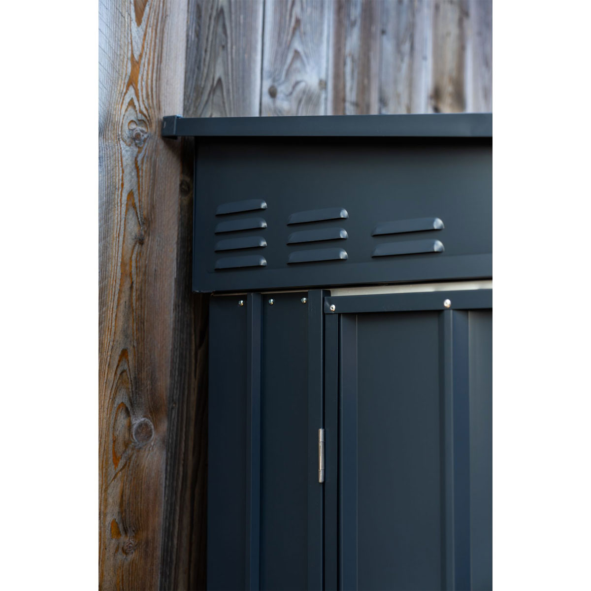 Globel Gerätehaus Lean To 3,4m² anthrazit Bild 4