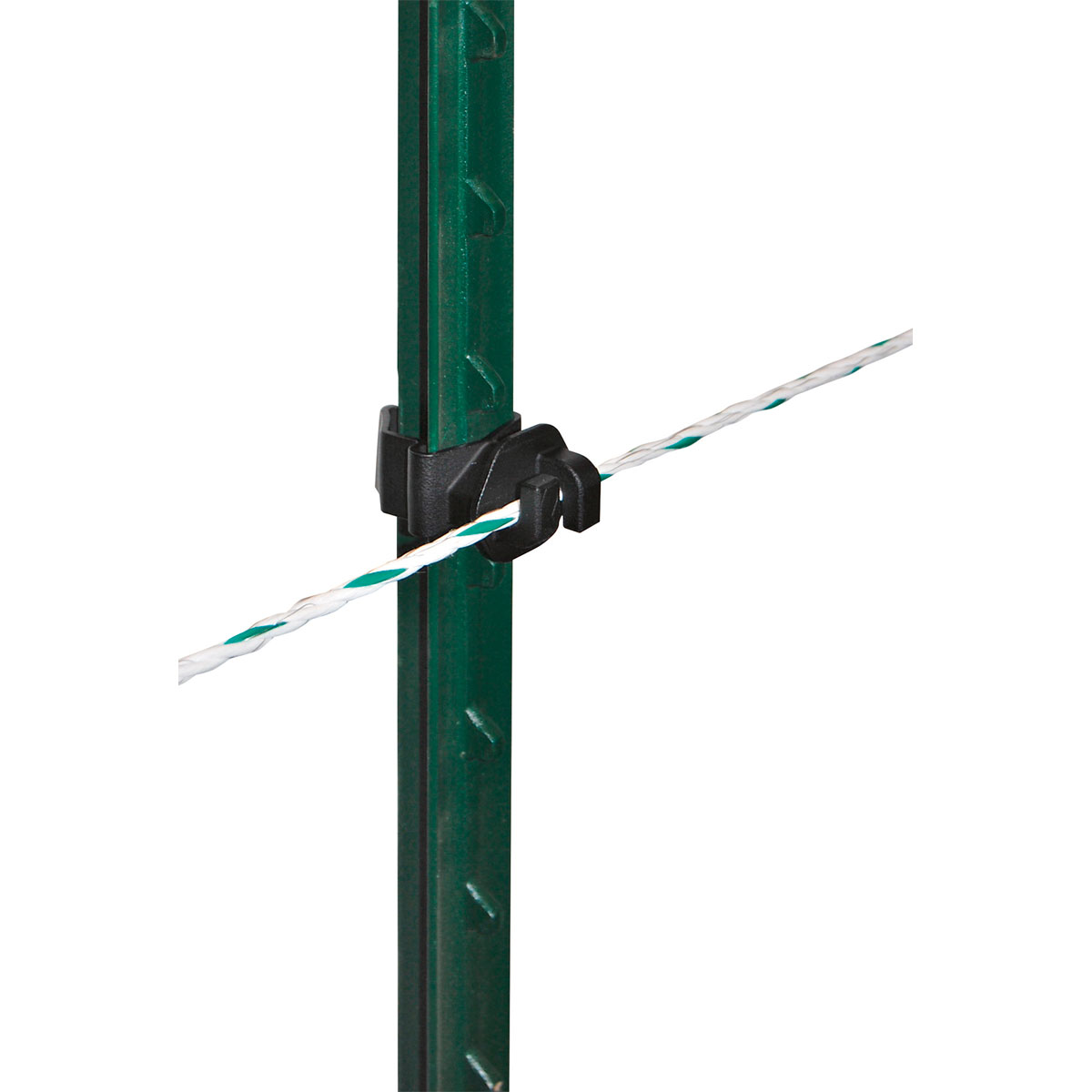 Seilisolator T-Post für Durchmesser 8 mm 25 Stück schwarz Bild 2