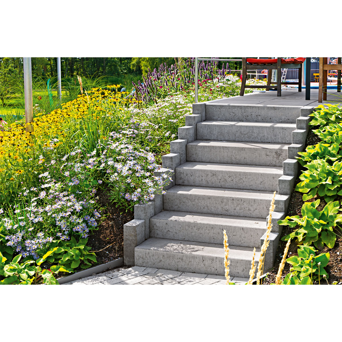 Lusit  Blockstufe Grau Bild 2