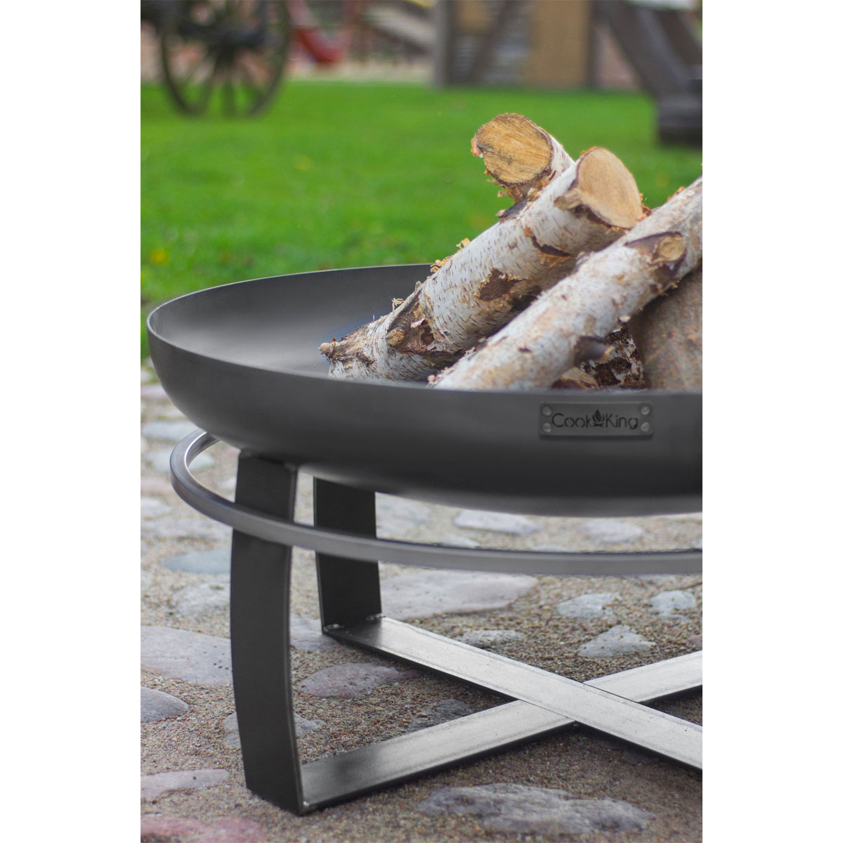 CookKing Feuerschale Viking 80 80x36cm Schwarz Bild 3