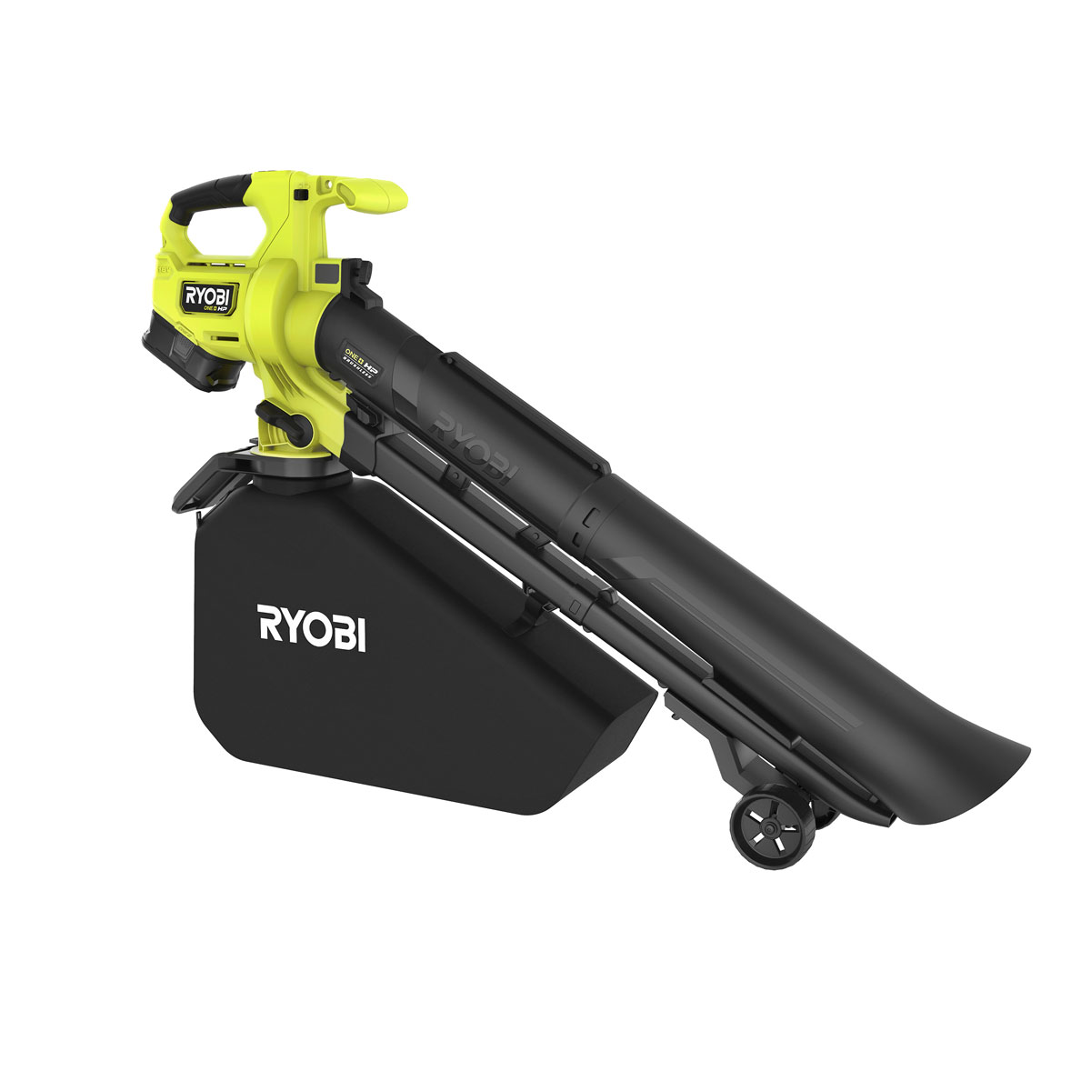 Ryobi Akku-Laubsauger/-bläser RY18BVXA-150 7,7 m3/min inkl 5,0 Ah Akku u Ladegerät