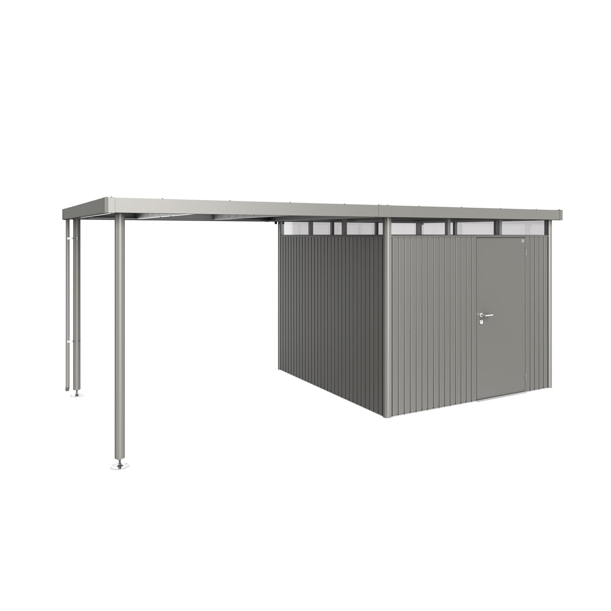 Biohort Seitendach Highline H4 quarzgrau