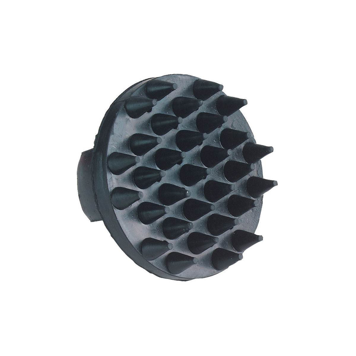 Gumminoppenstriegel Durchmesser 11 cm schwarz