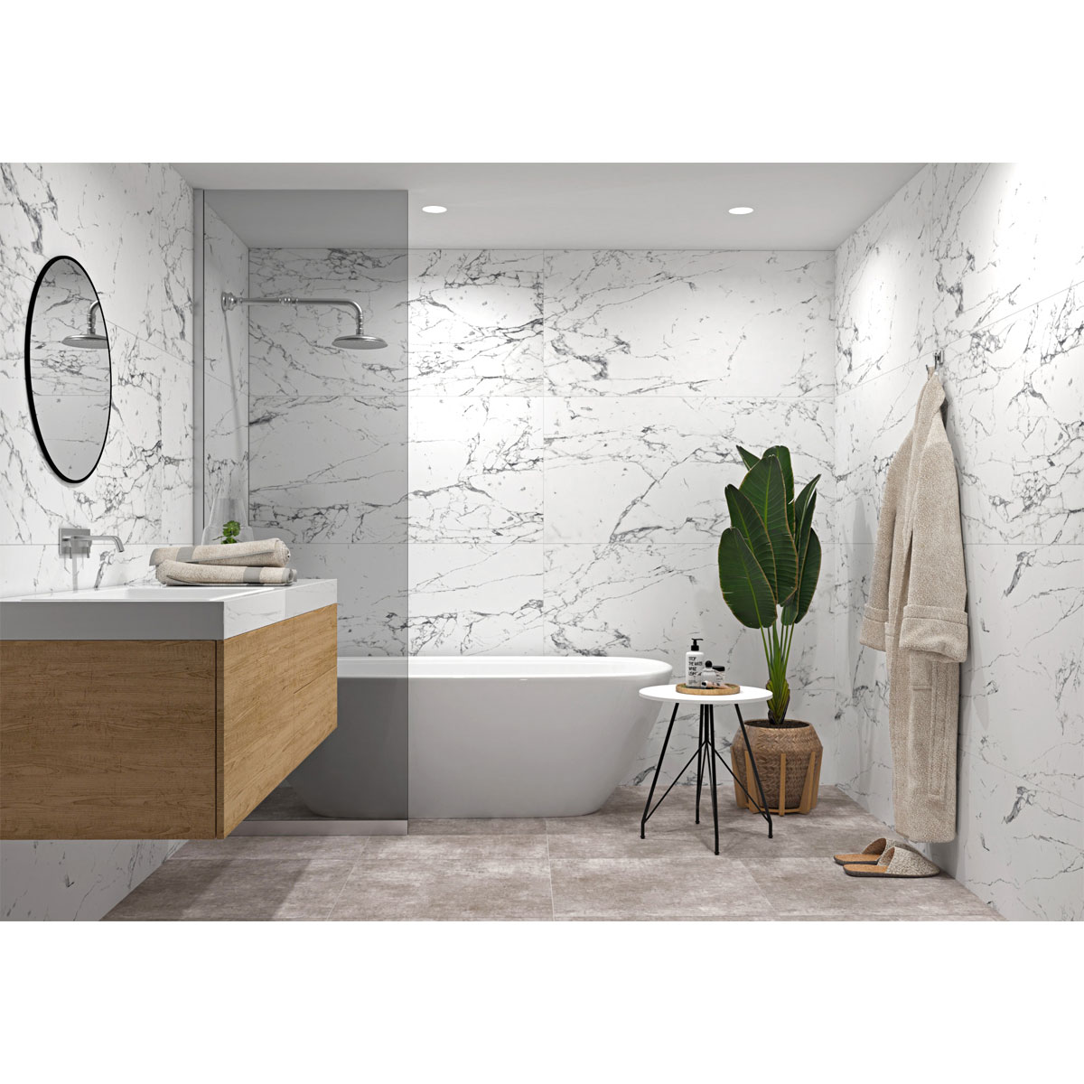 Feinsteinzeug Atrium Alpha marengo 60 x 60 cm Bild 2