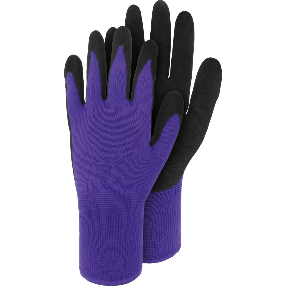 Triuso Garten-Handschuh Viola mit Latex-Beschichtung Größe 9