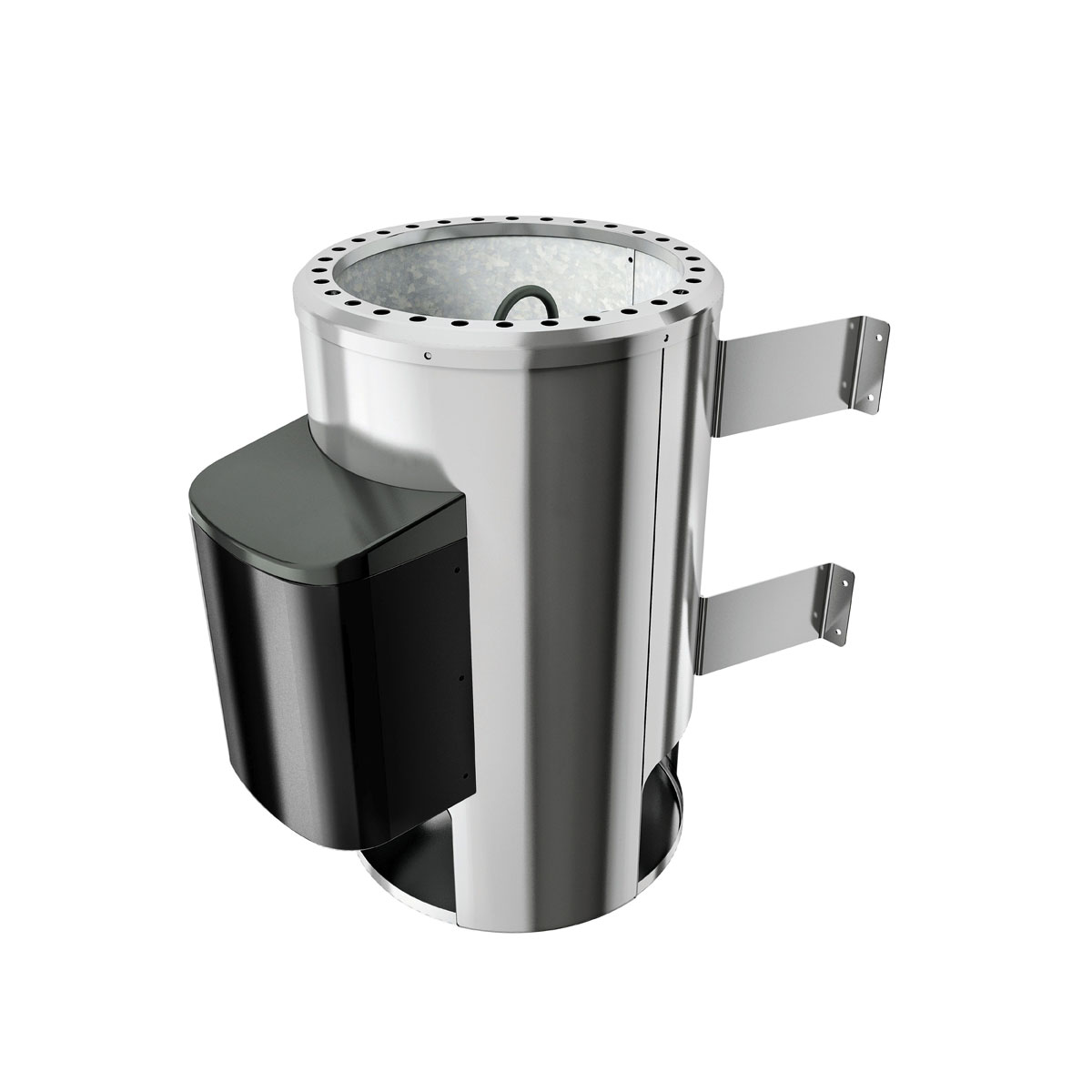 Karibu Sauna Selena 3,6 kW mit Kranz naturbelassen externe Steuerung Bild 4