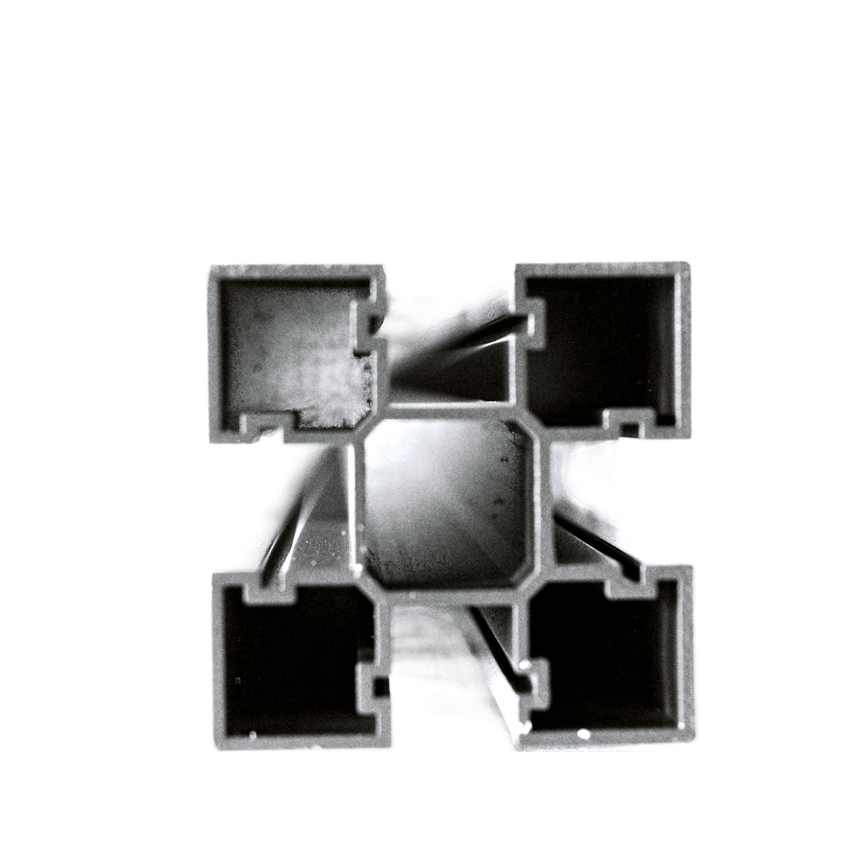 Durabil Universalpfosten für Glaswindschutz Aluminium Bild 3