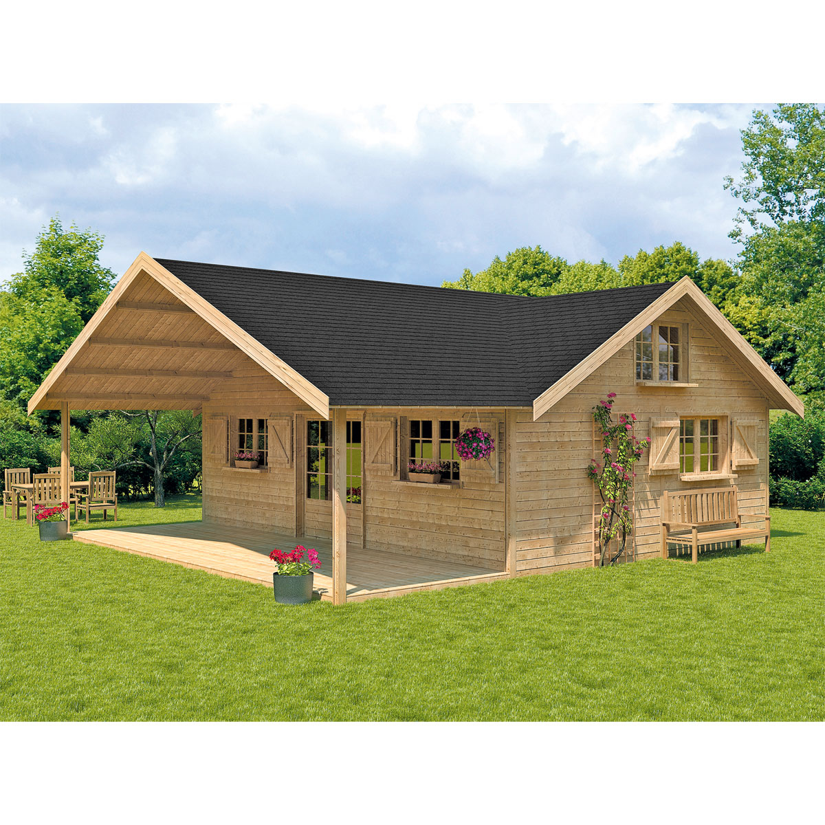 Schindel Bardoline Rechteckform schwarz Bild 2